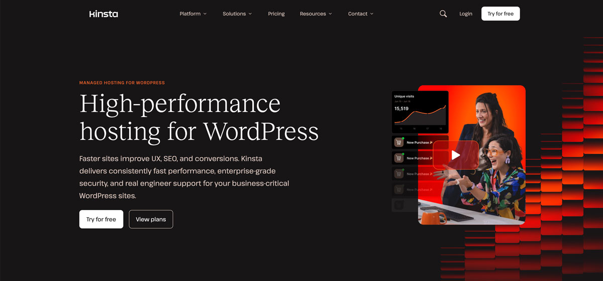 kinsta paras wordpress webhotelli